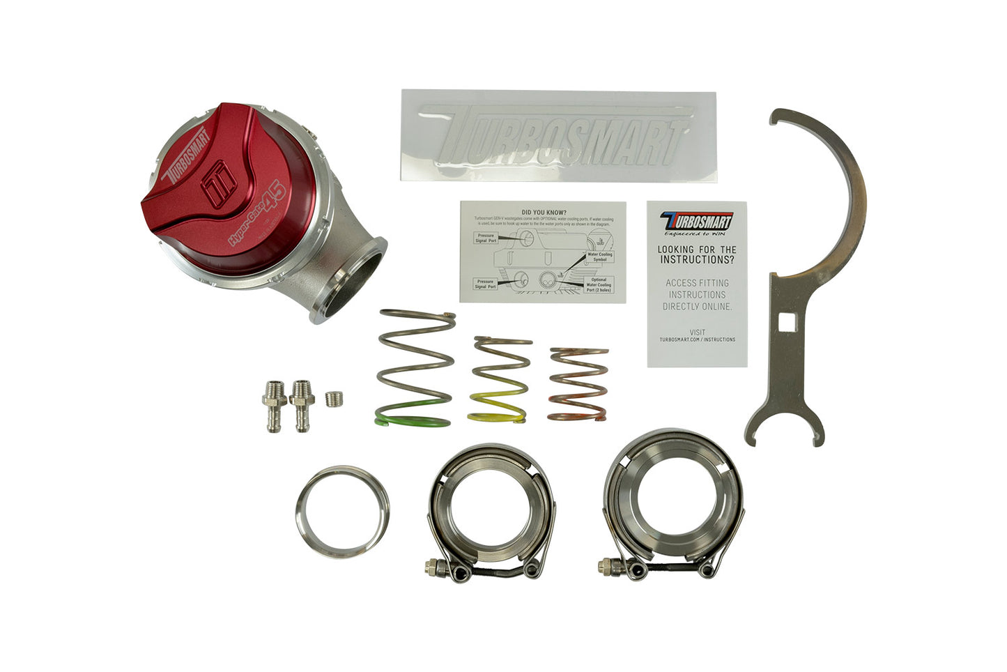 Turbosmart Hypergate 45mm Wastegate 14psi Red