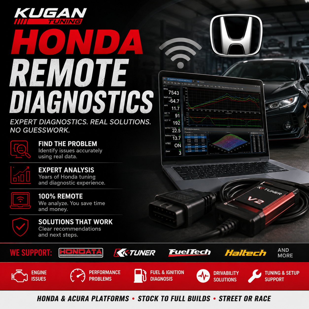 Remote Diagnostics for Honda