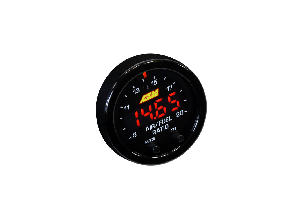 AEM X-Series OBD2 Wideband AFR Gauge (30-0334) – CAN Bus UEGO Controller with OBDII Output