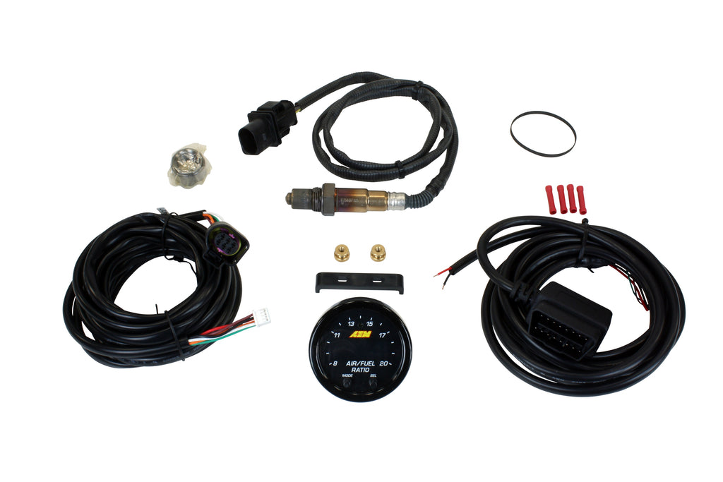 AEM X-Series OBD2 Wideband AFR Gauge (30-0334) – CAN Bus UEGO Controller with OBDII Output