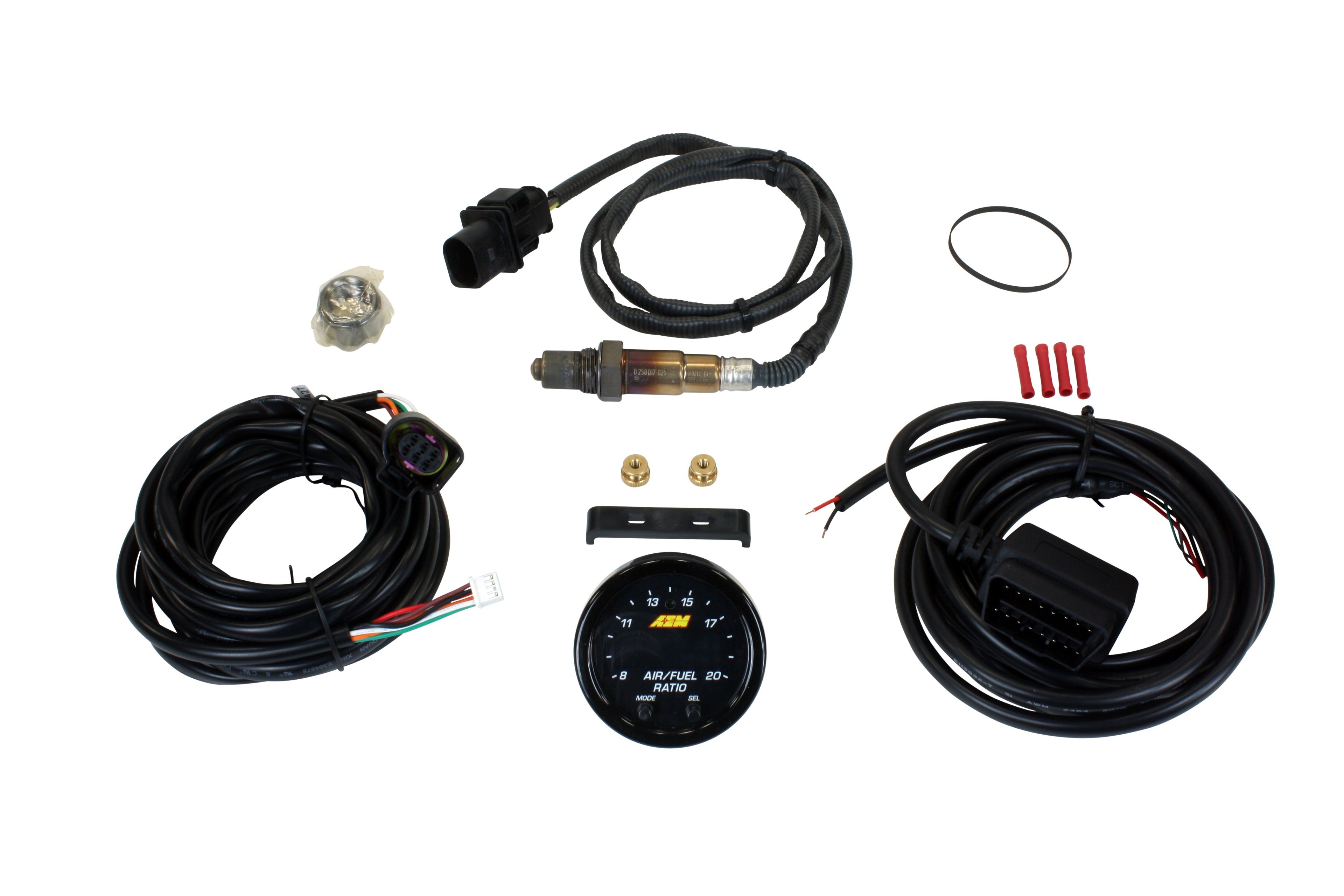 AEM X-Series OBD2 Wideband AFR Gauge (30-0334) – CAN Bus UEGO Controller with OBDII Output