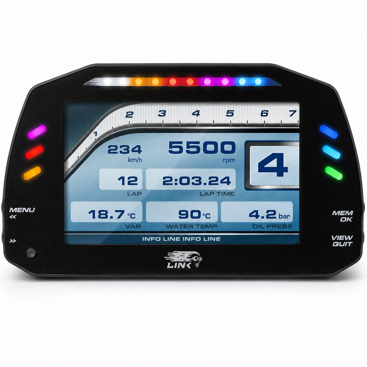 LINK MXS Strada 5-inch Dash - Race Edition