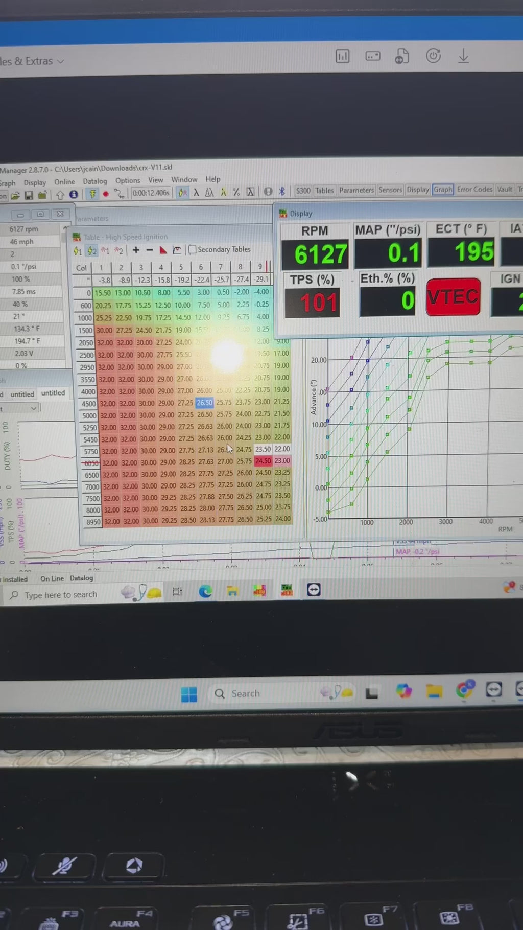 Hondata Flashpro 2006-2011 Civic Si Online Tune with Basemap